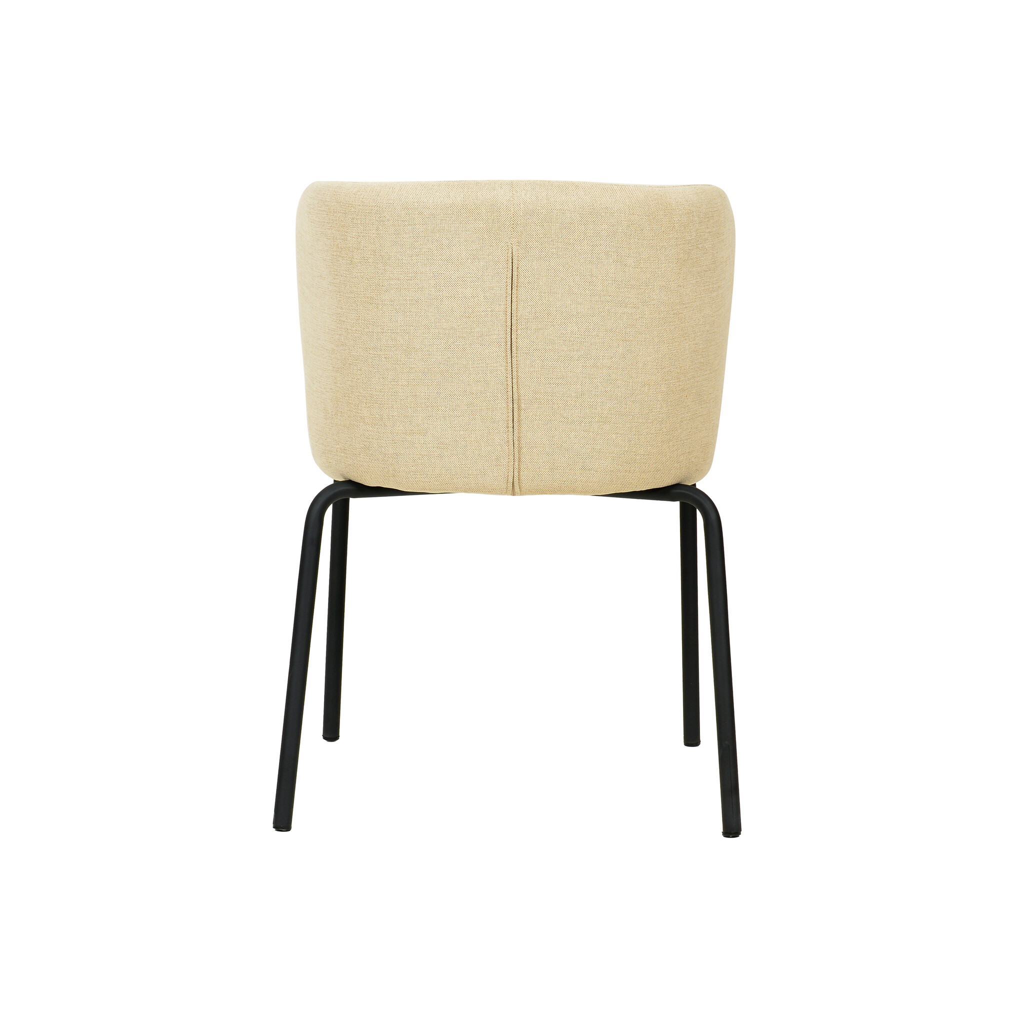 Veba Break - Stapelbare gestoffeerde stoel | Zand | 55x53x75(H)cm | 51011, foto 4 van 4