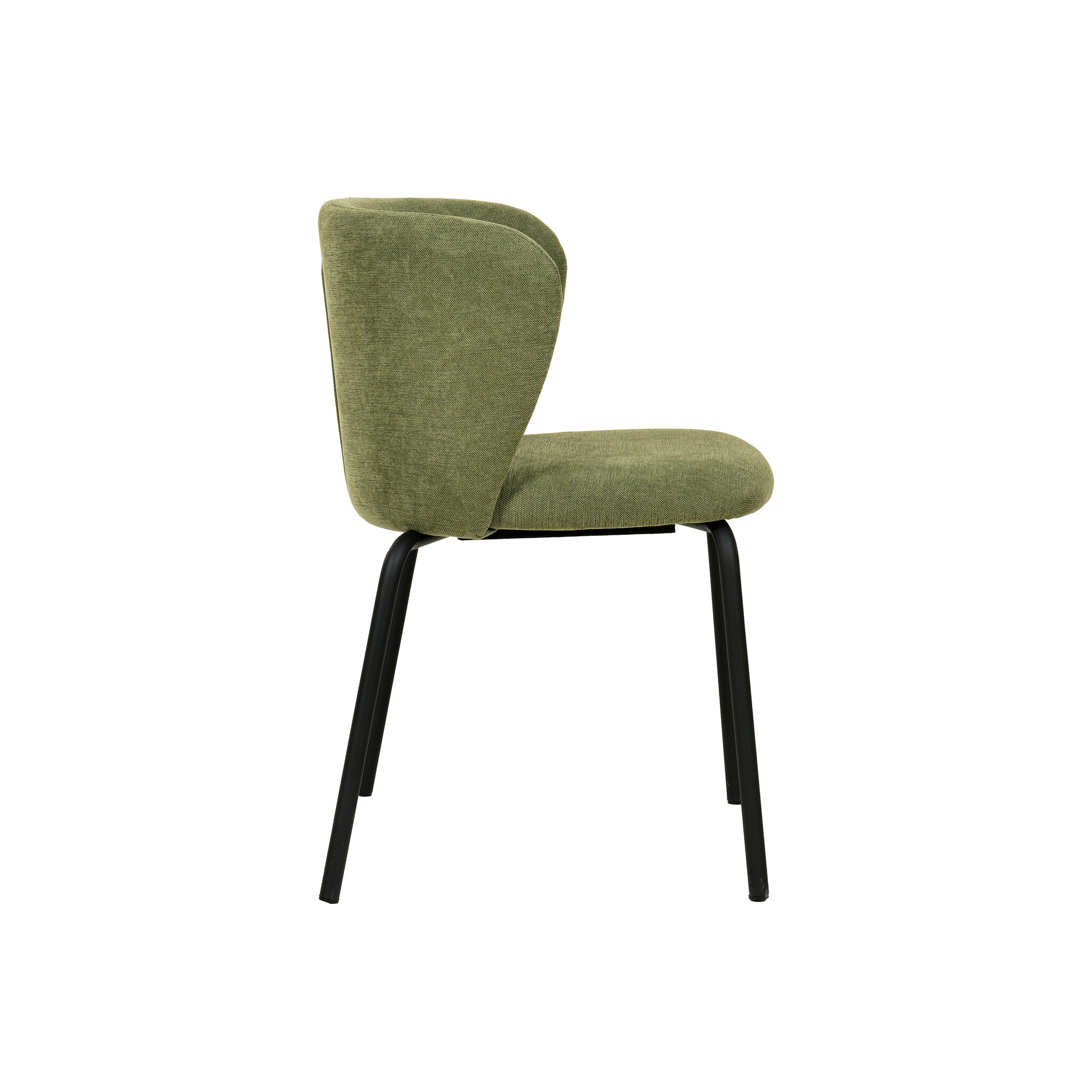 Veba Break - Stapelbare gestoffeerde stoel | Groen | 55x53x75(H)cm | 51012, foto 3 van 4