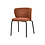 Veba Break - Stapelbare gestoffeerde stoel | Bruin-Rood | 55x53x75(H)cm | 51013