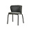 Veba Break - Stapelbare gestoffeerde stoel | Donker grijs | 55x53x75(H)cm | 51014