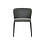 Veba Break - Stapelbare gestoffeerde stoel | Donker grijs | 55x53x75(H)cm | 51014
