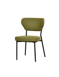 Veba Duko - Stapelbare gestoffeerde stoel | Groen | 53x55x83(H)cm | 51022