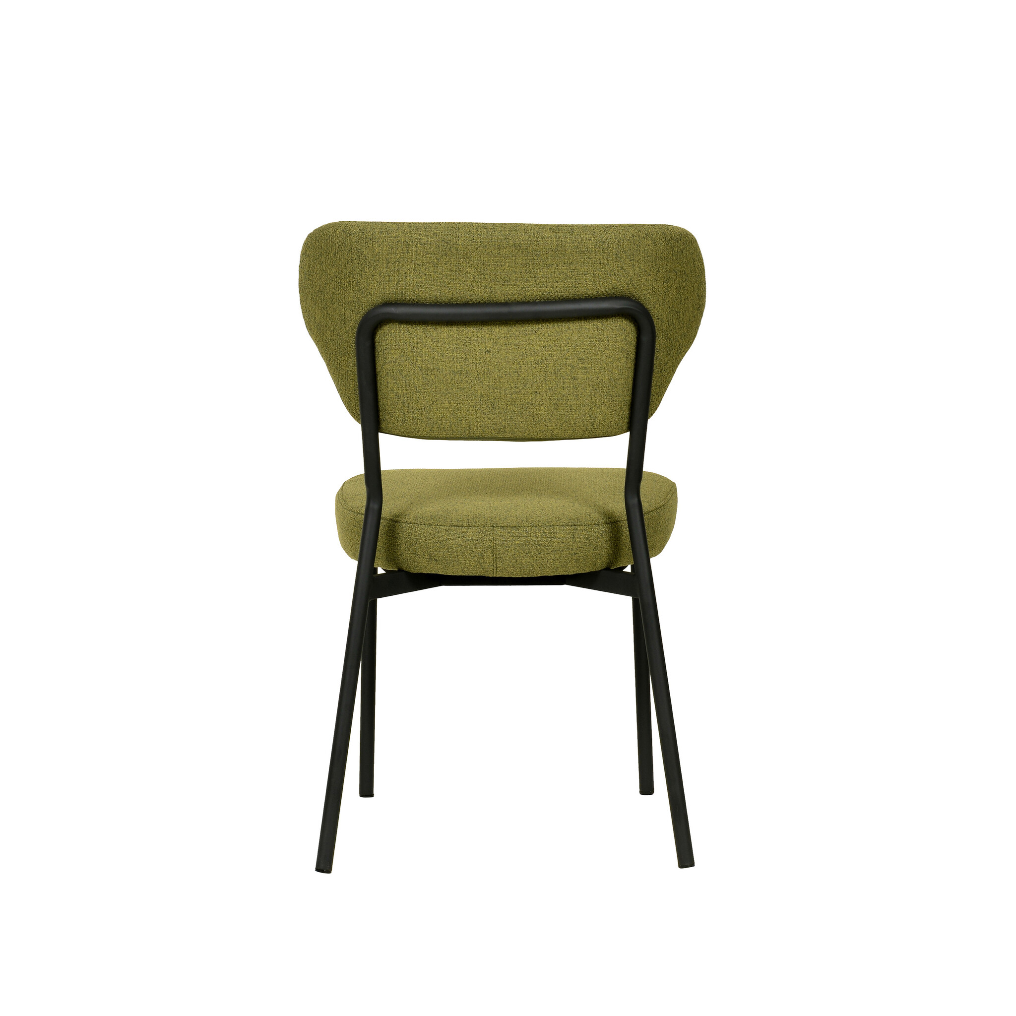 Veba Duko - Stapelbare gestoffeerde stoel | Groen | 53x55x83(H)cm | 51022, foto 4 van 4