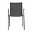 Veba Fortis - Stapelbare conferentie armstoel | Donker grijs | 53x62x85(H)cm | 151536