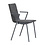 Veba Fortis - Stapelbare conferentie armstoel | Donker grijs | 53x62x85(H)cm | 151536