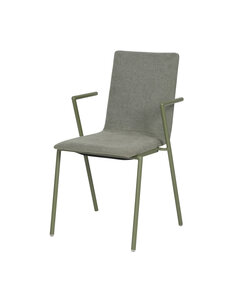 Veba Fortis - Stapelbare conferentie armstoel | Groen | 53x62x85(H)cm | 151556