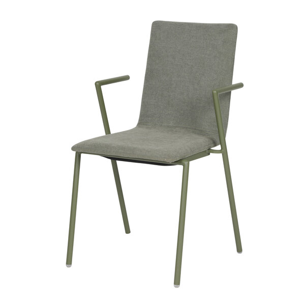 Veba Fortis - Stapelbare conferentie armstoel | Groen | 53x62x85(H)cm | 151556
