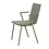 Veba Fortis - Stapelbare conferentie armstoel | Groen | 53x62x85(H)cm | 151556