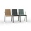 Veba Fortis - Stapelbare conferentie armstoel | Groen | 53x62x85(H)cm | 151556