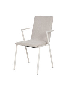Veba Fortis - Stapelbare conferentie armstoel | Zand | 53x62x85(H)cm | 151596