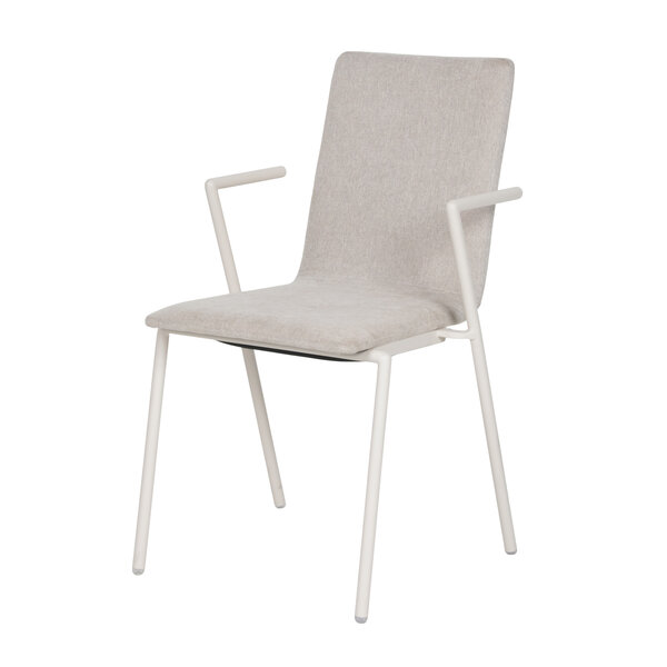 Veba Fortis - Stapelbare conferentie armstoel | Zand | 53x62x85(H)cm | 151596