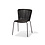 Veba Luca - Stapelbare stoel | Zwart | 57x59x80(H)cm | 151514