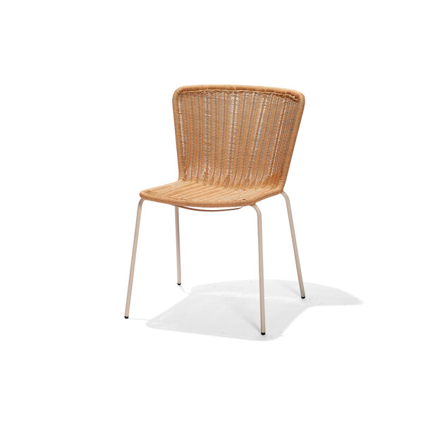 Veba Luca - Stapelbare stoel | Zand | 57x59x80(H)cm | 151594
