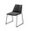 Veba Kimo - Stapelbare stoel incl. zitkussen | Zwart | 57x59x80(H)cm | 152512