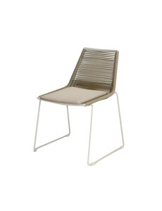 Veba Kimo - Stapelbare stoel incl. zitkussen | Zand | 57x59x80(H)cm | 152592