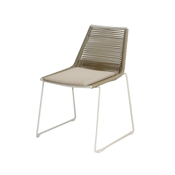 Veba Kimo - Stapelbare stoel incl. zitkussen | Zand | 57x59x80(H)cm | 152592