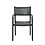 Veba Ember - Stapelbare armstoel incl. zitkussen | Zwart | 55x58x84(H)cm | 152511