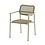 Veba Dante - Stapelbare armstoel incl. zitkussen | Zand | 55.5x59.5x82(H)cm | 156591