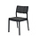 Veba Rocco - Stapelbare stoel | Zwart | 50.5x53.5x82.5(H)cm | 151512