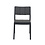 Veba Rocco - Stapelbare stoel | Zwart | 50.5x53.5x82.5(H)cm | 151512