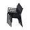 Veba Rocco - Stapelbare armstoel | Zwart | 59.7x52x82.9(H)cm | 151513