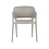 Veba Giethoorn - Stapelbare stoel polypropylene | Licht grijs | 54.5x55x77.5(H)cm | 554431