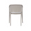 Veba Giethoorn - Stapelbare stoel polypropylene | Licht grijs | 54.5x55x77.5(H)cm | 554431