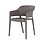 Veba Giethoorn - Stapelbare stoel polypropylene | Warm grijs | 54.5x55x77.5(H)cm | 554432
