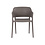 Veba Giethoorn - Stapelbare stoel polypropylene | Warm grijs | 54.5x55x77.5(H)cm | 554432