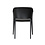 Veba Giethoorn - Stapelbare stoel polypropylene | Zwart | 54.5x55x77.5(H)cm | 554411