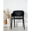 Veba Giethoorn - Stapelbare stoel polypropylene | Zwart | 54.5x55x77.5(H)cm | 554411