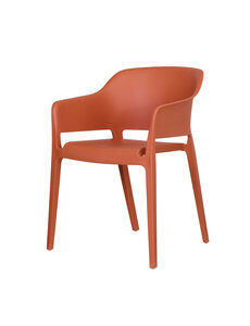 Veba Giethoorn - Stapelbare stoel polypropylene | Terracotta | 54.5x55x77.5(H)cm | 554471