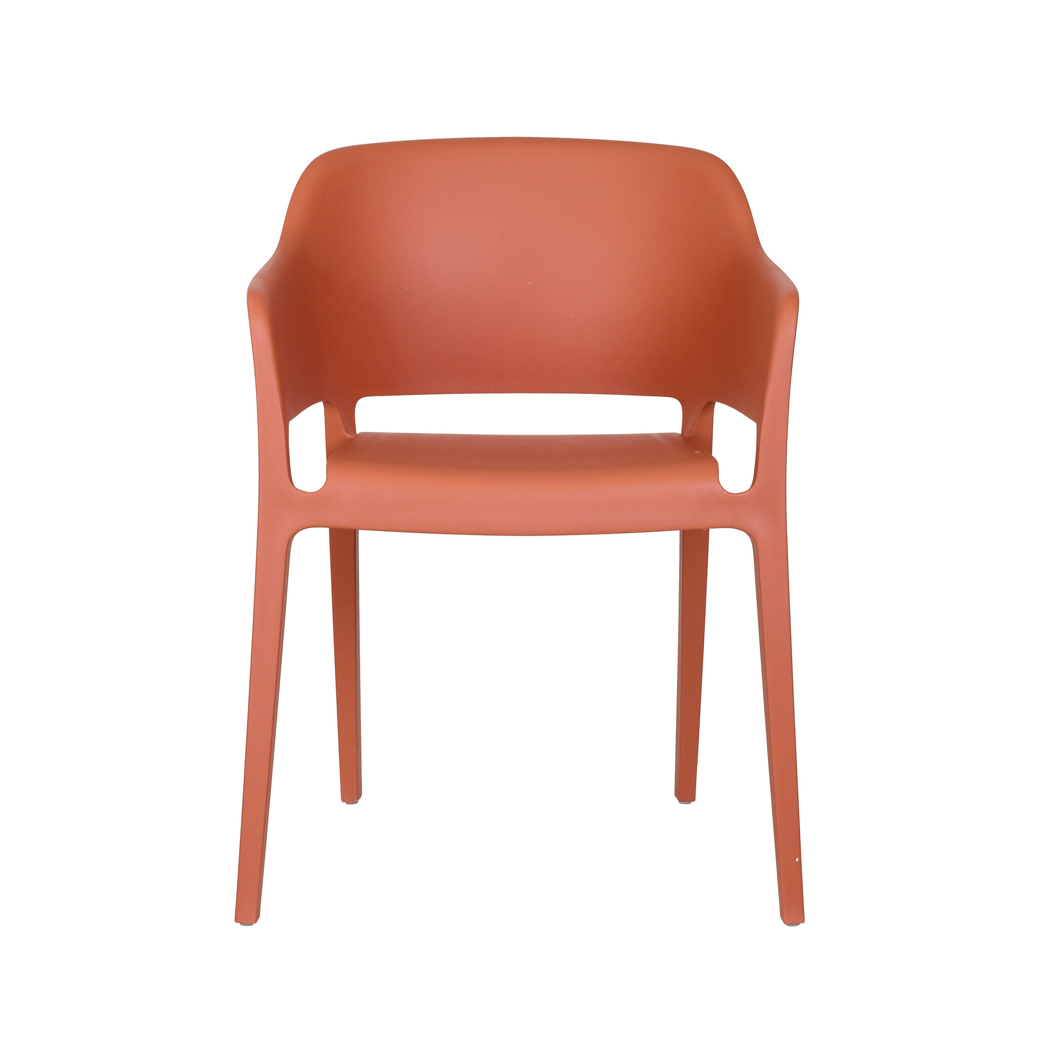Veba Giethoorn - Stapelbare stoel polypropylene | Terracotta | 54.5x55x77.5(H)cm | 554471, foto 2 van 4