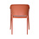 Veba Giethoorn - Stapelbare stoel polypropylene | Terracotta | 54.5x55x77.5(H)cm | 554471