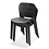 Veba Propi - Stapelbare stoel polypropylene | Zwart | 46x53x79(H)cm | 50721