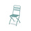 Veba Breeze - Bistroset - 1 tafel met 2 stoelen | Blauw | Chair: 43 | Table: 60xChair: 54 | Table: 60xChair: 87,5 | Table: 71,5(H)cm | 5082420824