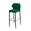 Veba Louis - Stapelbare barstoel met velours bekleding | Groen | 46x49x109(H)cm | 52102