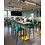 Veba Louis - Stapelbare barstoel met velours bekleding | Groen | 46x49x109(H)cm | 52102