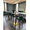 Veba Louis - Stapelbare barstoel met velours bekleding | Groen | 46x49x109(H)cm | 52102