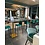 Veba Louis - Stapelbare barstoel met velours bekleding | Groen | 46x49x109(H)cm | 52102