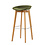 Veba Keeve - Barkruk lage kuip met stapelbaar frame - Gestoffeerde zitting | Hout/Groen | 44.5x46x90(H)cm | 506F159553
