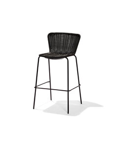 Veba Luca - Stapelbare barstoel | Zwart | 58.5x51x105(H)cm | 150514