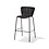 Veba Luca - Stapelbare barstoel | Zwart | 58.5x51x105(H)cm | 150514
