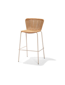 Veba Luca - Stapelbare barstoel | Zand | 58.5x51x105(H)cm | 150594