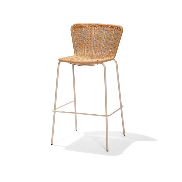 Veba Luca - Stapelbare barstoel | Zand | 58.5x51x105(H)cm | 150594