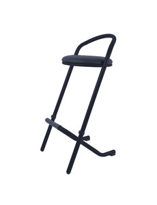 Veba Nesta - Stapelbare barstoel | Zwart | 53.5x46x96(H)cm | 150511