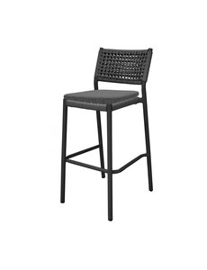 Veba Ember - Stapelbare barstoel | Zwart | 47x58x113(H)cm | 150517