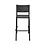 Veba Ember - Stapelbare barstoel | Zwart | 47x58x113(H)cm | 150517