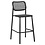 Veba Dante - Stapelbare barstoel | Zwart Frame + Rope | 52x61x112(H)cm | 150513