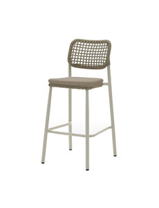 Veba Dante - Stapelbare barstoel | Zand Frame + Rope | 52x61x112(H)cm | 150593